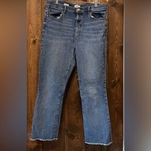 Selling high rise flare jeans SIZE 14 from LOFT
